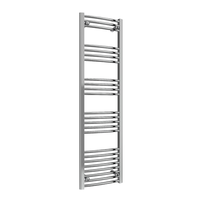Reina Capo Chrome 1600 x 400mm Curved Electric Radiator