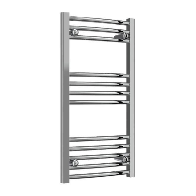 Reina Capo Chrome 800 x 400mm Curved Electric Radiator