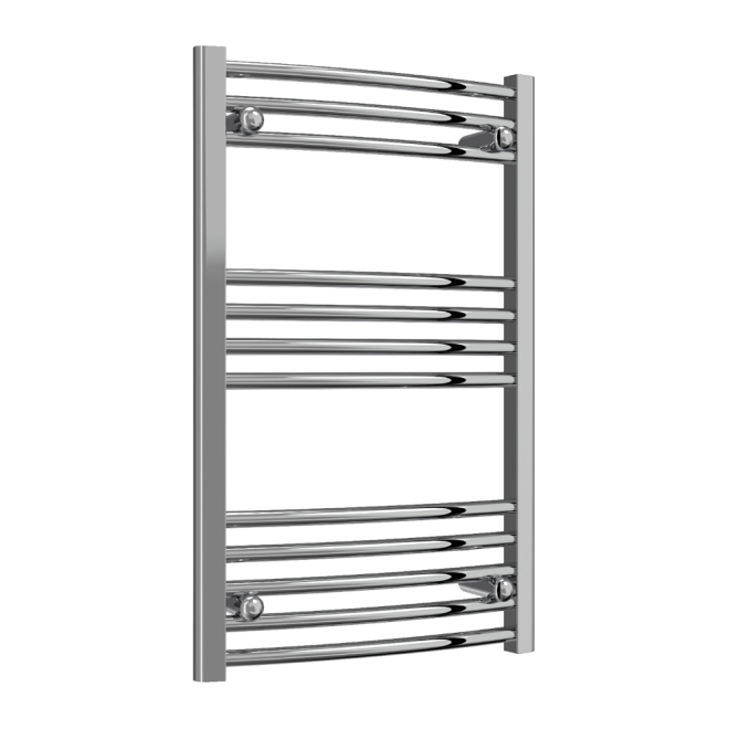 Reina Capo Chrome 800 x 500mm Curved Electric Radiator