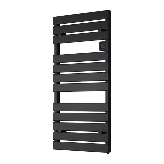 Reina Gia 1120 x 550mm Black Bathroom Electric Radiator
