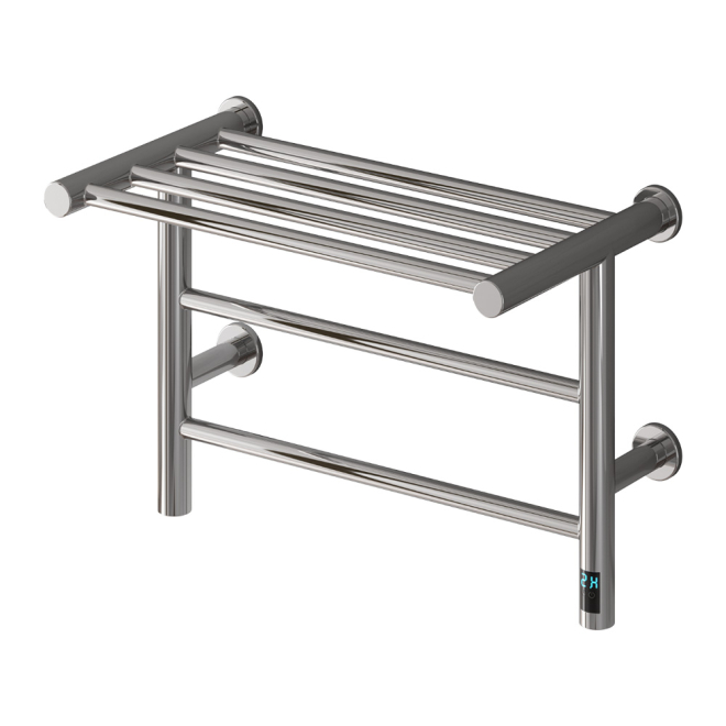 Reina Maira 350 x 500mm Polished Stainless Steel Bathroom Electric Towel Radiator