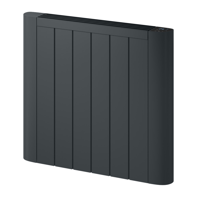 Reina Serre 580 x 640mm Anthracite Horizontal Bathroom Electric Radiator