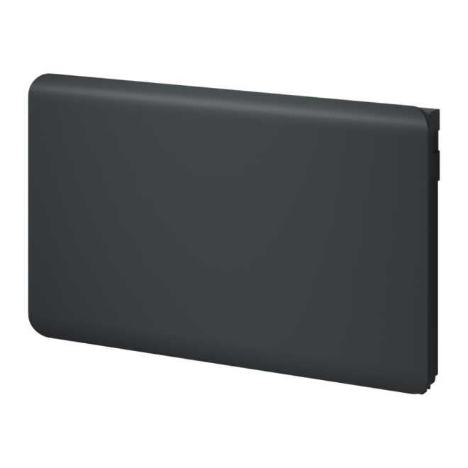 Reina Odet 500 x 820mm Anthracite Horizontal Bathroom Electric Radiator