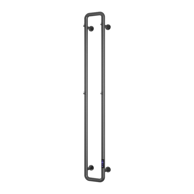 Reina Pelmo 1500 x 200mm Gun Metal Bathroom Electric Radiator