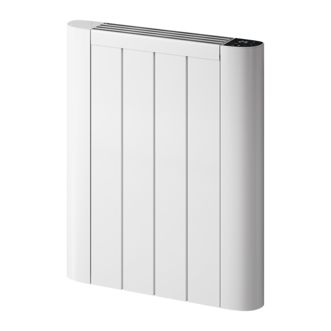 Reina Serre 580 x 480mm White Horizontal Bathroom Electric Radiator