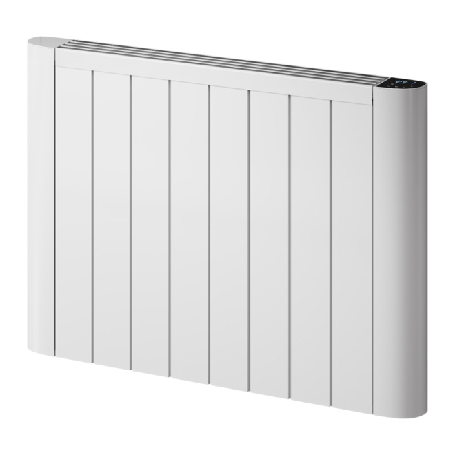 Reina Serre 580 x 800mm White Horizontal Bathroom Electric Radiator