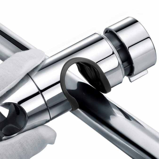 Easy Fit Universal Riser Rail Handset Holder Replacement Hand Shower