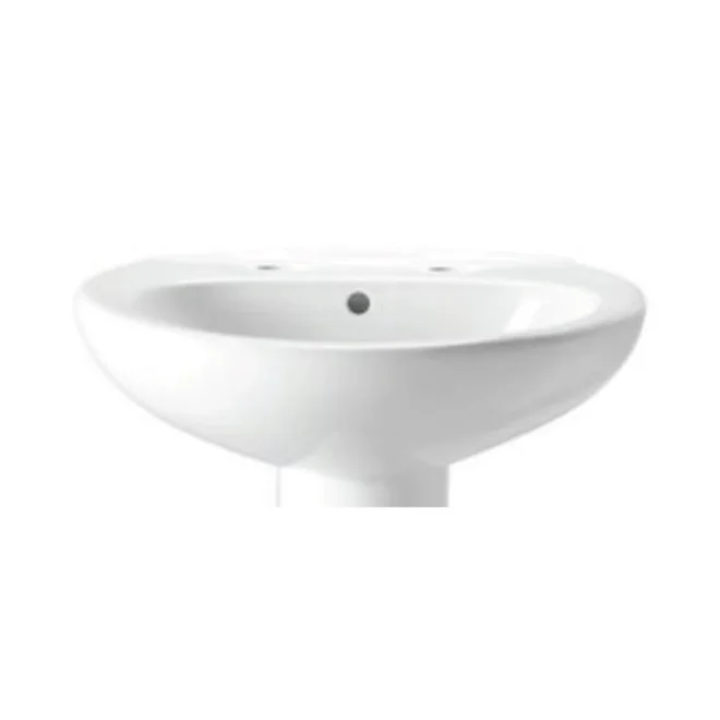 Roca Havana 550mm Wall Hung 2 Taphole Basin