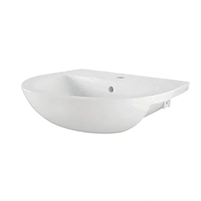 Roca Havana Semi Recessed 1 Taphole Basin