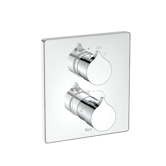 Roca Insignia Chrome Thermostatic Bath Shower Mixer