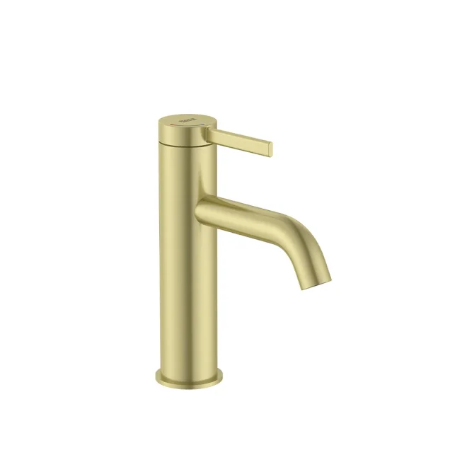 Roca Ona Brushed Brass Basin Mixer Tap