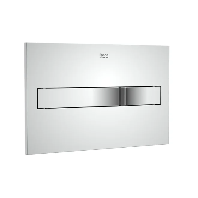 Roca PL2 Chrome Dual Flush Plate