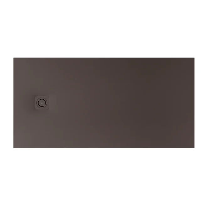 Roca Terran-N Superslim StoneX 1000 x 900mm Coffee Shower Tray