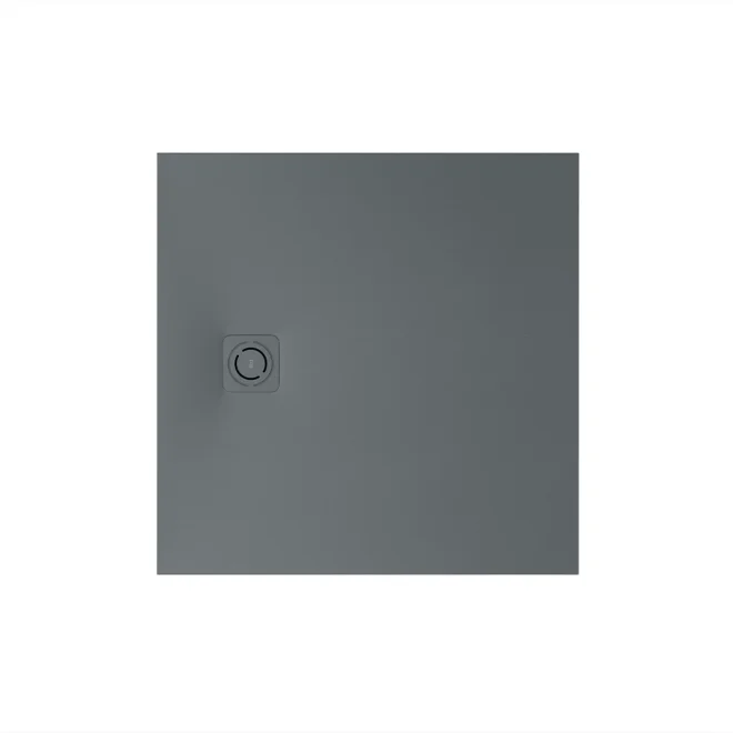 Roca Terran-n Superslim StoneX 800mm Slate Square Shower Tray