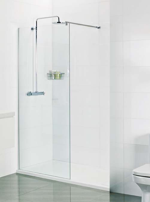 Roman Select 1100 Corner Wet Room Glass Panel 8mm