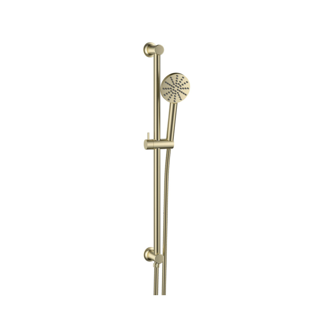Scudo Brushed Brass Concealed Riser Rail