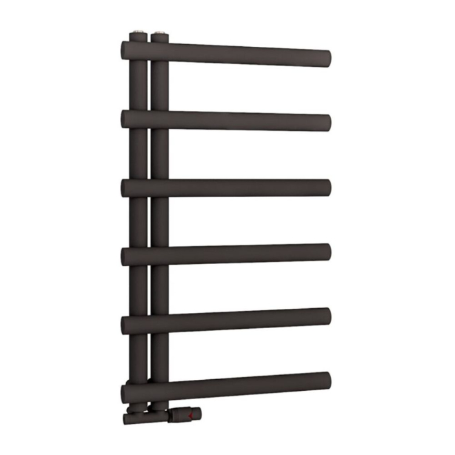 Scudo Carlo 850 x 500mm Anthracite Designer Towel Rail