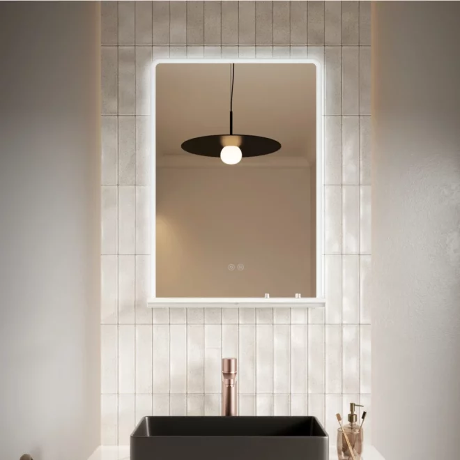 Scudo Charj 800x700mm LED Mirror