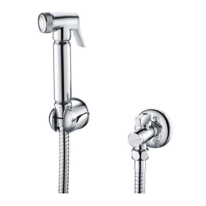 Scudo Chrome Douche Spay Kit with Outlet Elbow - DOUCHE002L