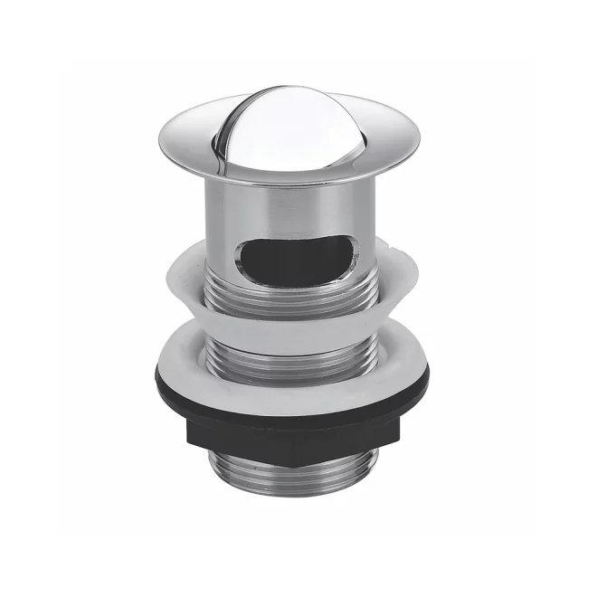 Scudo Chrome Swivel Top Slotted Basin Waste