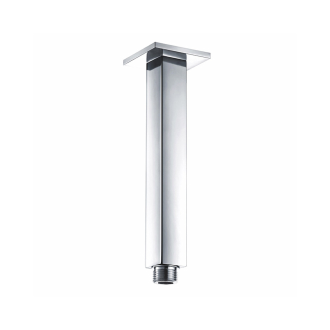 Scudo Square Chrome Ceiling Mounted Arm