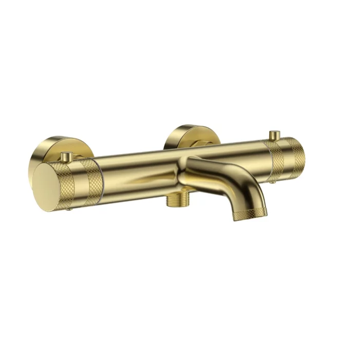 Scudo Core Brushed Brass Bath Shower Mixer