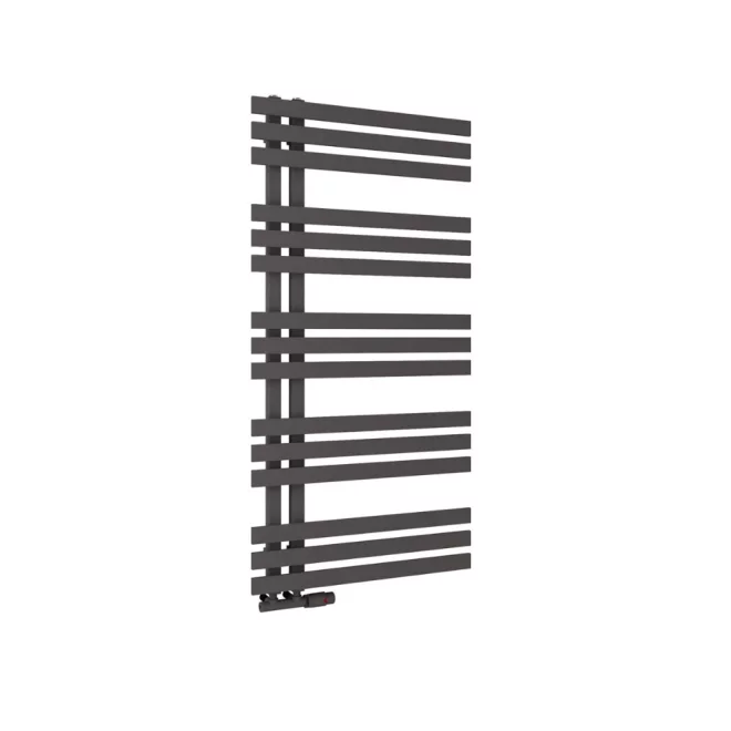 Scudo Elizabeth 600 x 1200mm Carbon Anthracite Towel Radiator