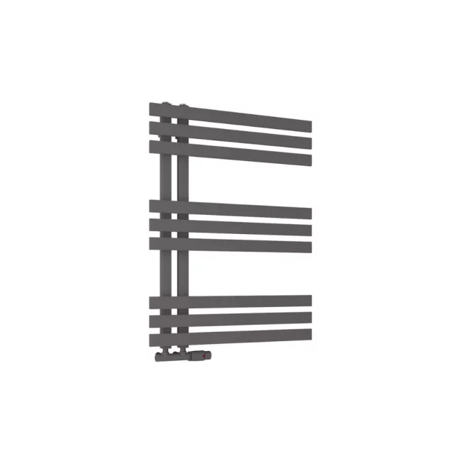 Scudo Elizabeth 600 x 800mm Carbon Anthracite Towel Radiator