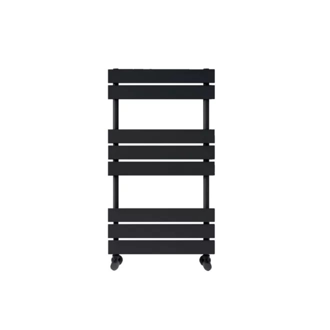 Scudo Life 800 x 450mm Matt Black Towel Radiator