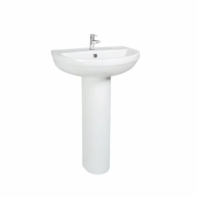 Scudo Spa Basin And Pedestal