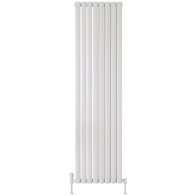 Scudo Apex 531 x 1800mm White Vertical Double Designer Radiator