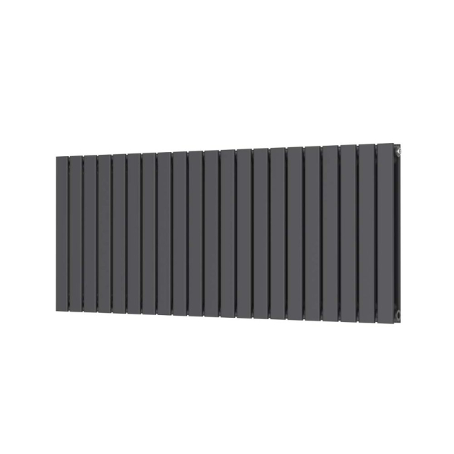 Scudo Bravo 600 x 1430mm Anthracite Double Designer Radiator