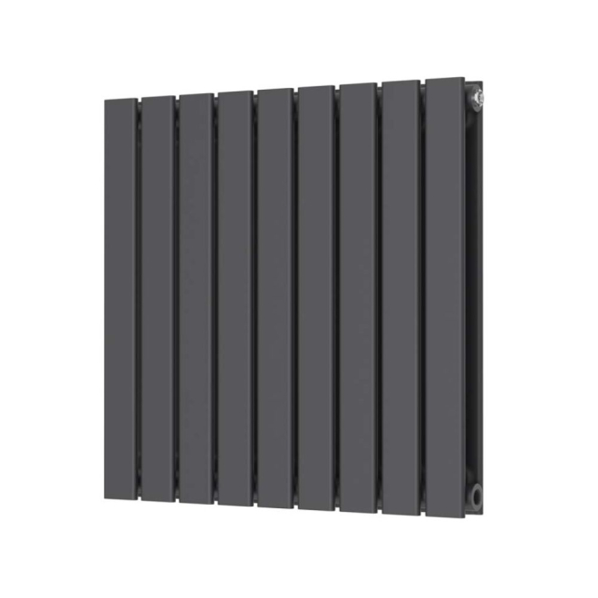 Scudo Bravo 600 x 614mm Anthracite Double Designer Radiator