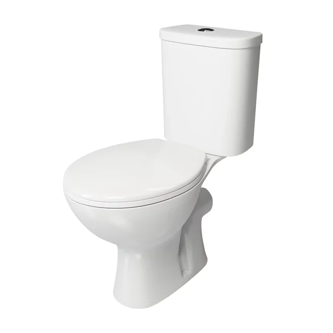 SELECT Strata Eco White Open Back Close Coupled Rimless WC