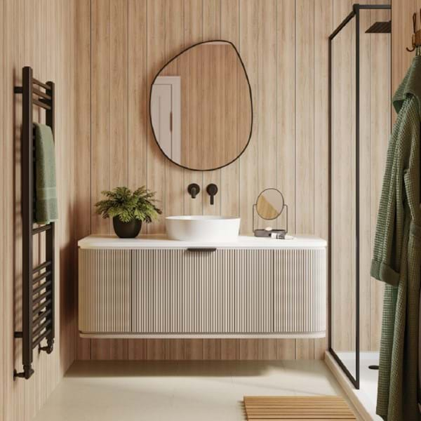 Bleached Cuneo Oak Naturepanel Shiplap Slat Wall Panel