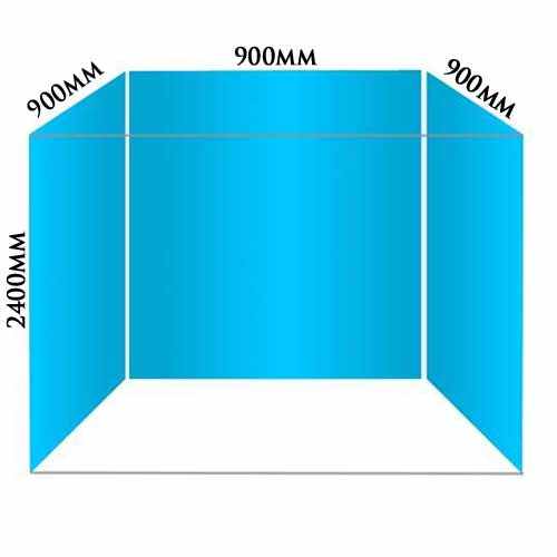 Showerwall Three Sided Kit up to 900 x 900 x 900mm