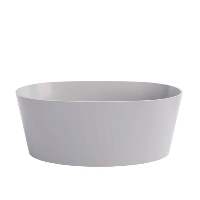 Sorpressa Silk Matt Cian Solid Surface Freestanding Bath, 1510 x 760 By BC Designs 