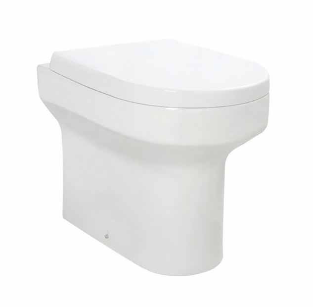 Space Back To Wall Pan - Inc Soft Close Seat