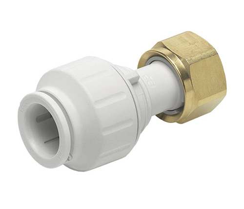 JG Speedfit 22mm x 3/4" Straight Tap Connector Brass Nut  - Singles