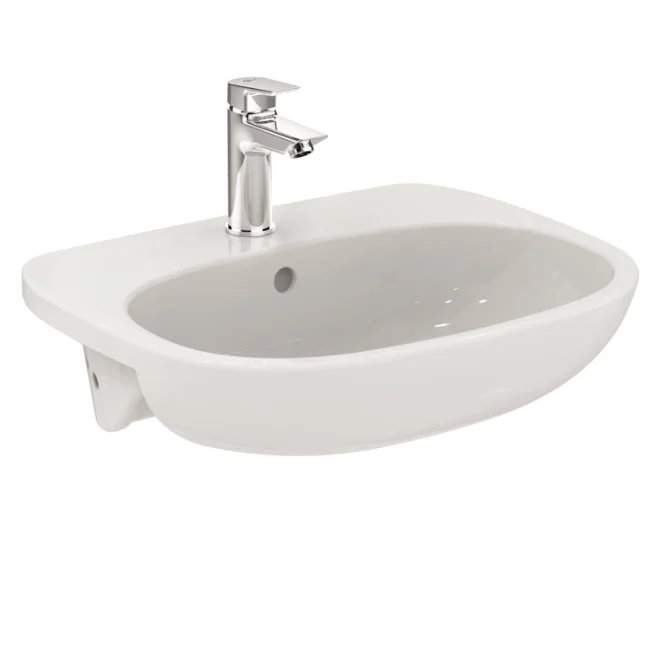 Ideal Standard Tesi 550mm Semi-Recessed Basin