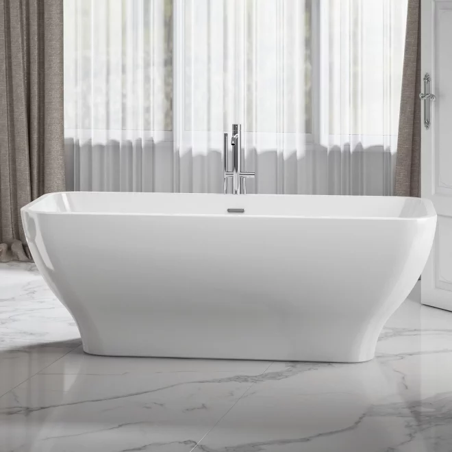 Charlotte Edwards Thebe 1695 x 750mm Modern Freestanding Bath