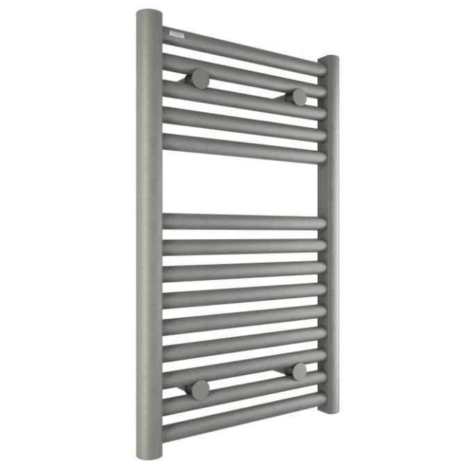 Hugo2 652 x 400mm Electric Towel Radiator - Lusso Grey - High Heat Output - Tissino