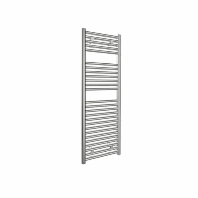 SAVE OVER 65% OFF RRP. TISSINO HUGO2 HEATED TOWEL RAIL 1212mm X 400mm IN WHITE 