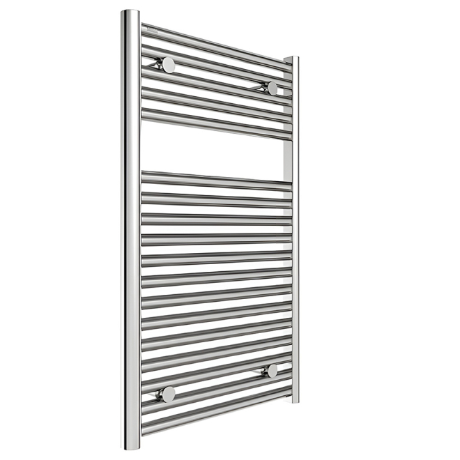 Tissino Hugo2 812 x 500mm Chrome  Towel Radiator - High BTU Output