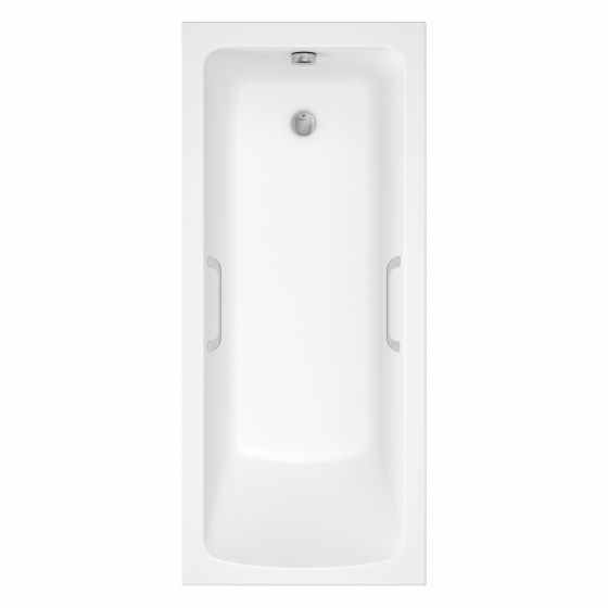 Tissino Lorenzo 1800 x 800mm Reinforced Bath With Grips 