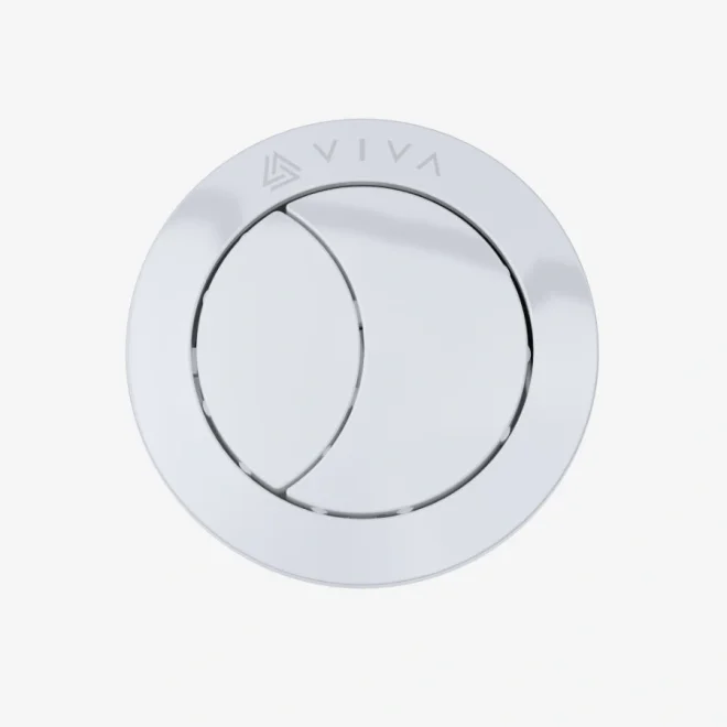 Viva Sanitary Universal White Toilet Flush Button