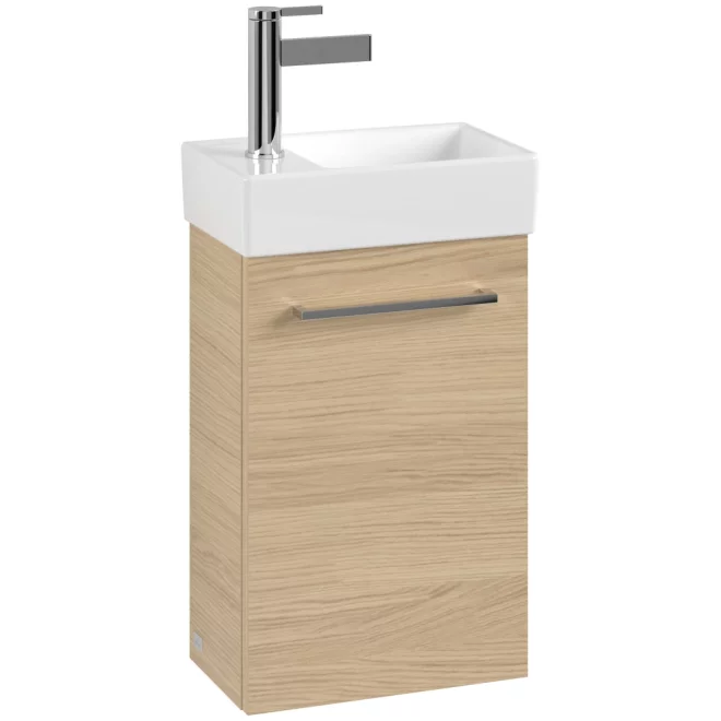 Villeroy & Boch Avento 340mm Nordic Oak Wall Hung Cloakroom Vanity Unit & Basin 