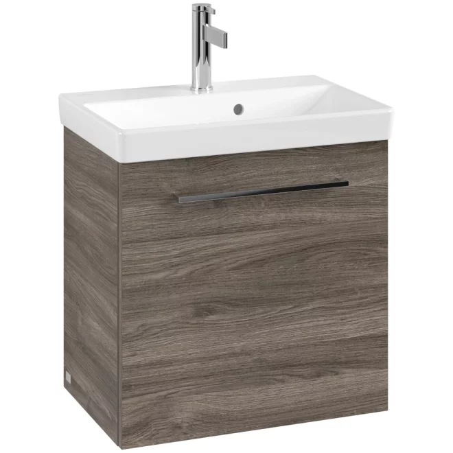 Villeroy & Boch Avento 530mm Stone Oak Bathroom Vanity Unit With Basin
