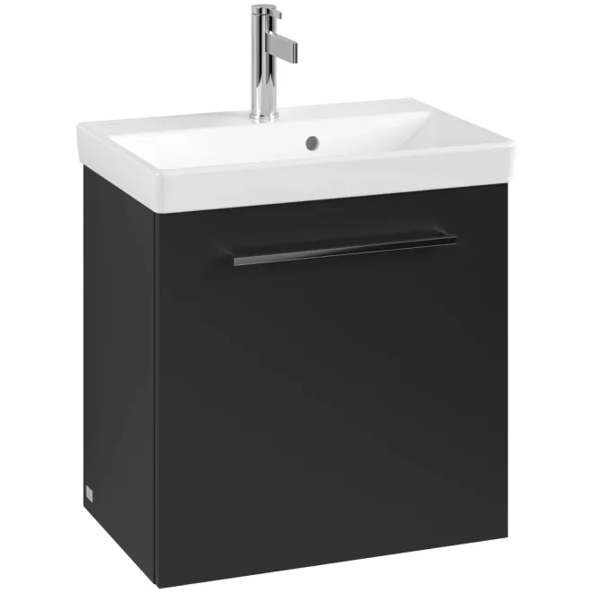 Villeroy & Boch Avento 530mm Volcano Black Bathroom Vanity Unit With Basin