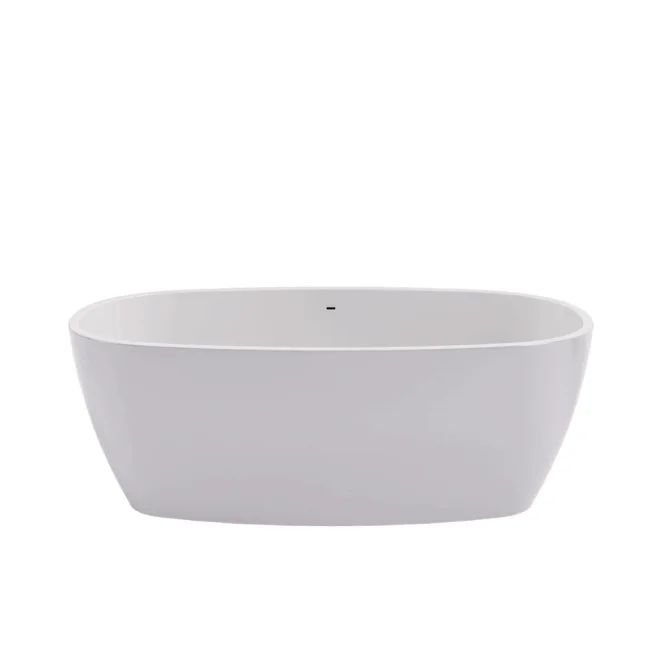 Vive Cian Solid Surface Freestanding Bath, 1610 x 750 By BC Designs 
